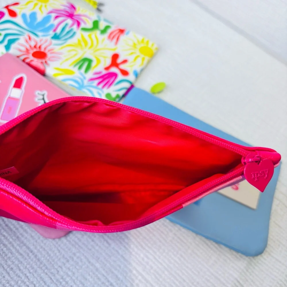 ipsy Pouch Set with Fun Graphics - Bundle of 4